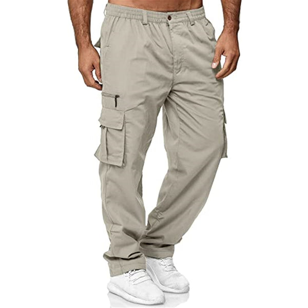 Mens Solid Color Sweatpants With Pockets Pants