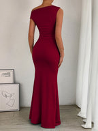 Sleeveless Mermaid Maxi Dress