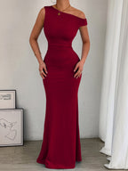 Sleeveless Mermaid Maxi Dress