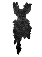 Sin Mangas Prensado Sin Espalda Asimétrico Mini Vestidos