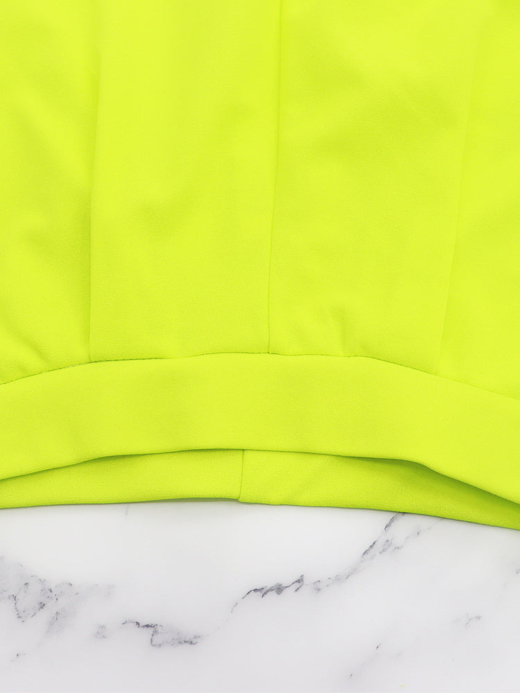 Conjuntos de pantalones cortos con top corto de dos piezas