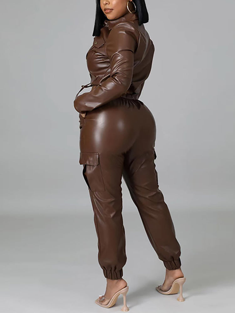 Conjunto de carga de cuero PU