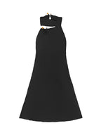 Strapless Cutout Backless Maxi Dress