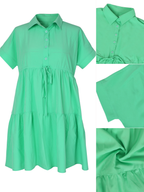Short Sleeve Shirt Dress