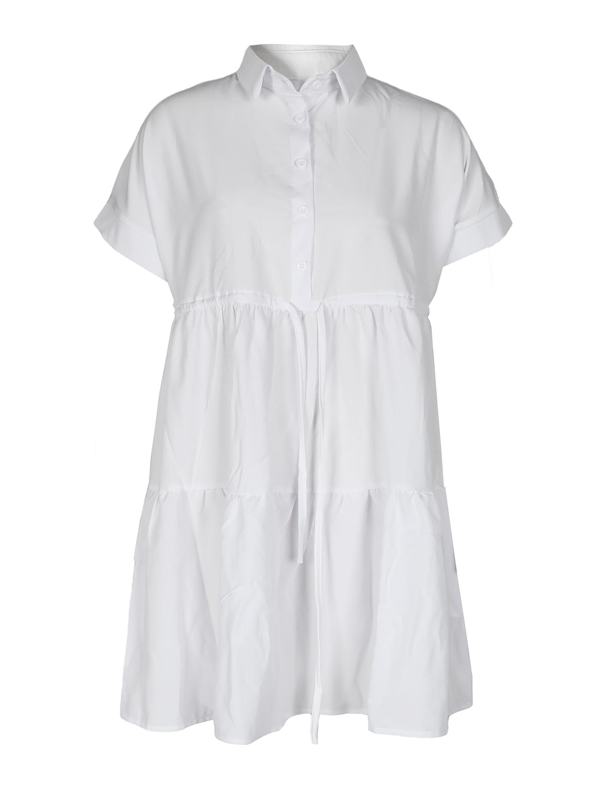 Short Sleeve Shirt Dress