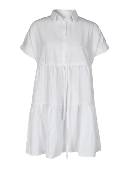 Short Sleeve Shirt Dress