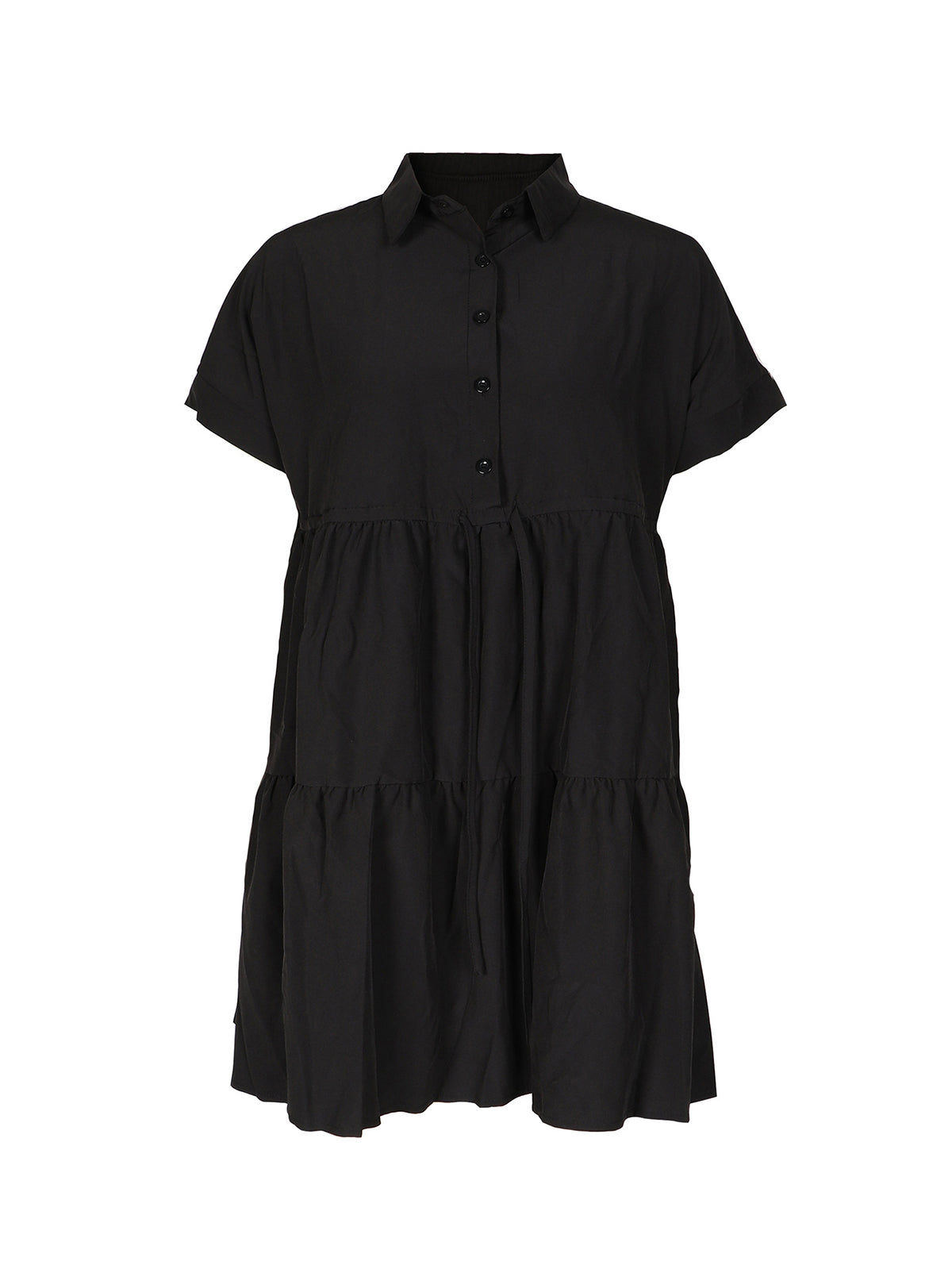 Short Sleeve Shirt Dress