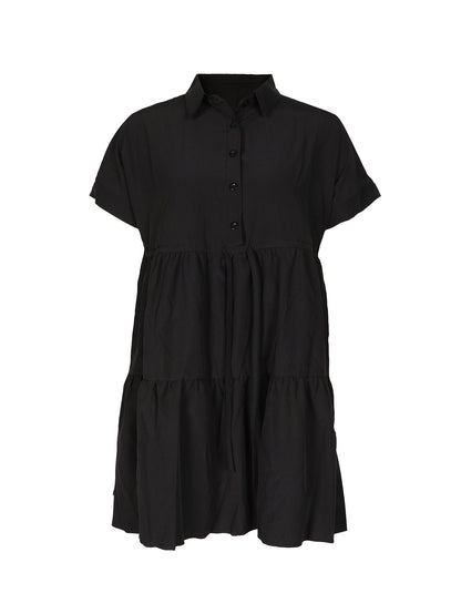Short Sleeve Shirt Dress