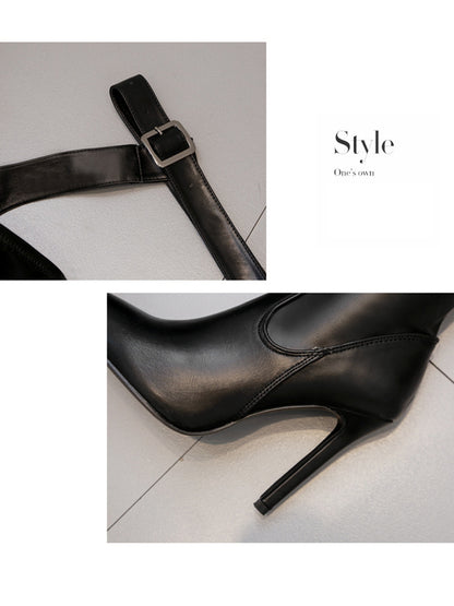 Elegant Thigh High Stiletto Boots