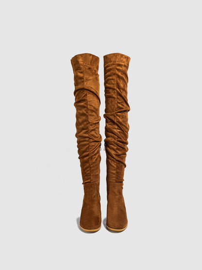 Suede Over-the-Knee Boots