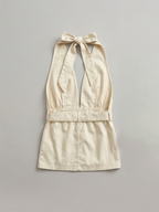 Halter Backless Utility Vest Top