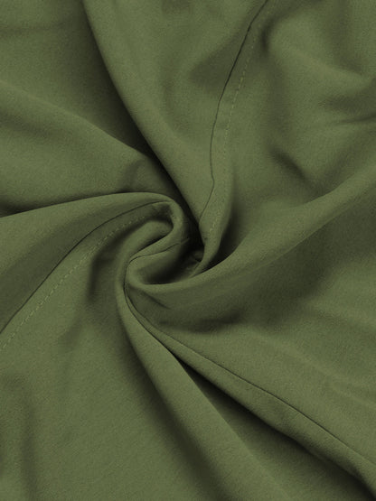 Monos de pierna ancha con bolsillo con cremallera y manga corta 