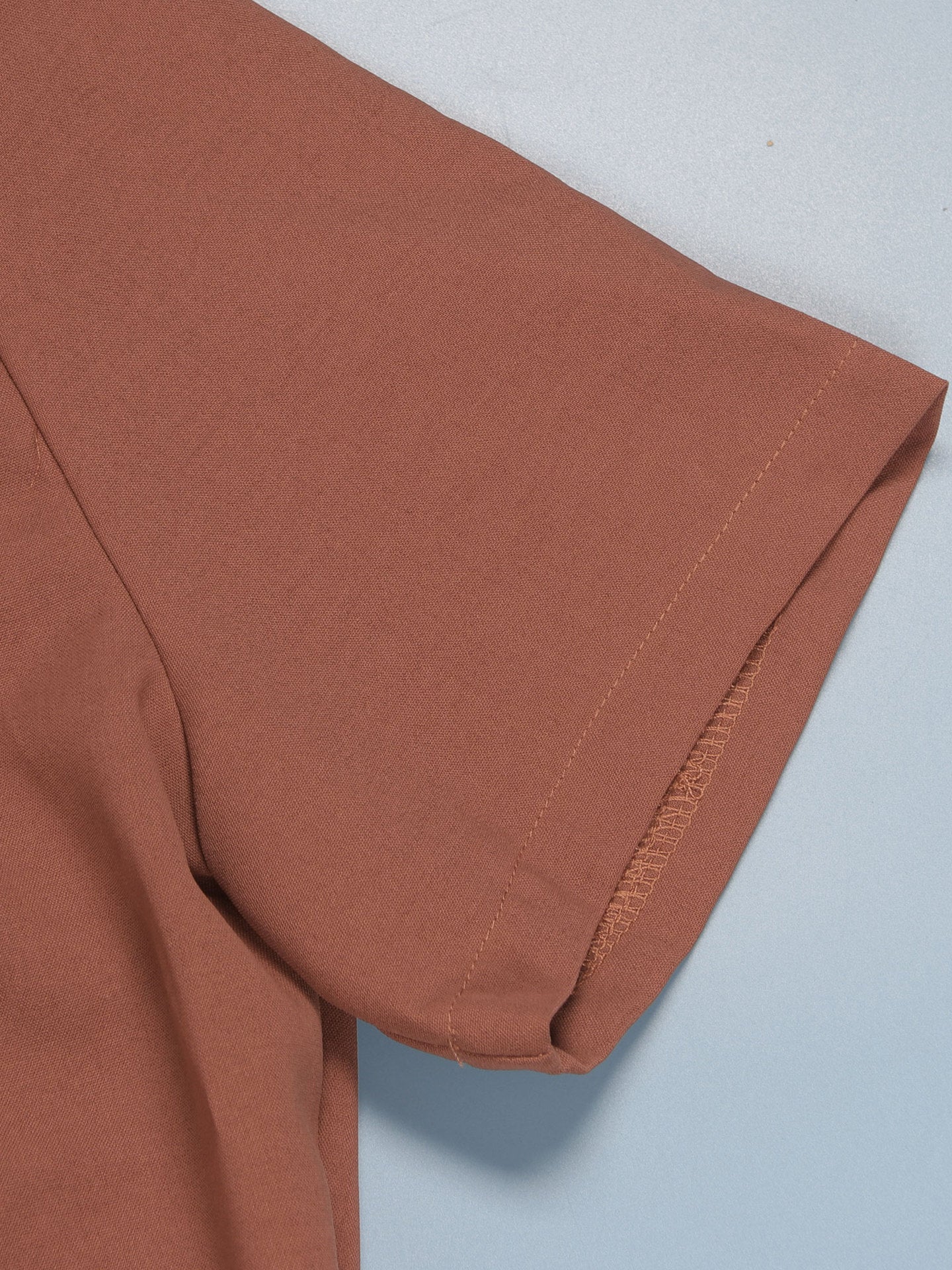 Monos de pierna ancha con bolsillo con cremallera y manga corta 