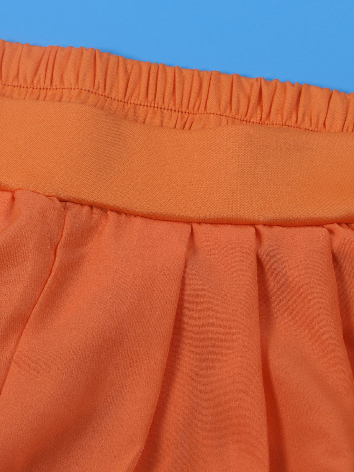 Two-Piece Halter Neck Top Wide Leg Pants Set