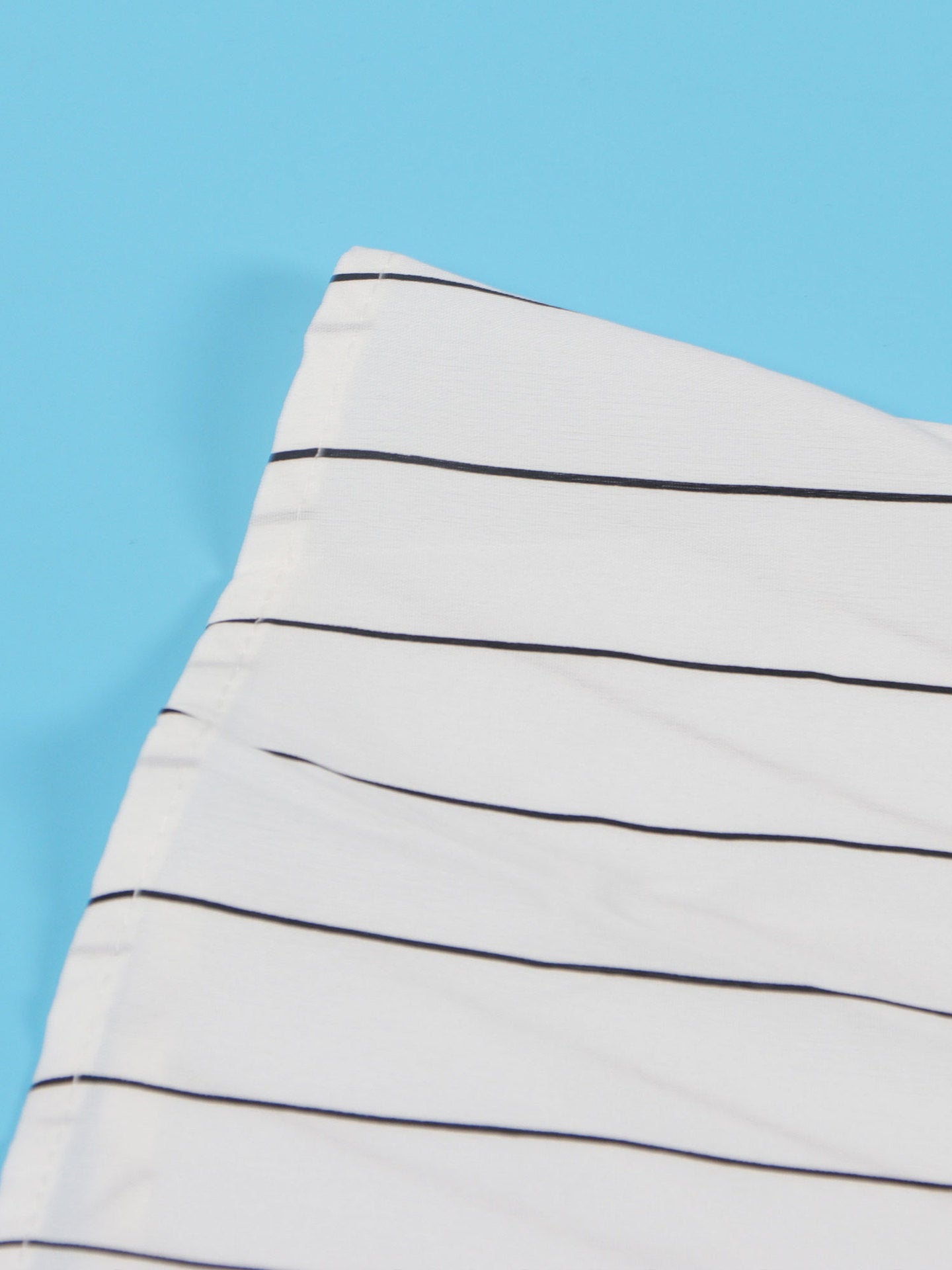 Striped Cross Strap Backless Flare Dress