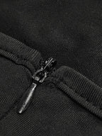 Vestidos largos ajustados plisados ​​de un hombro