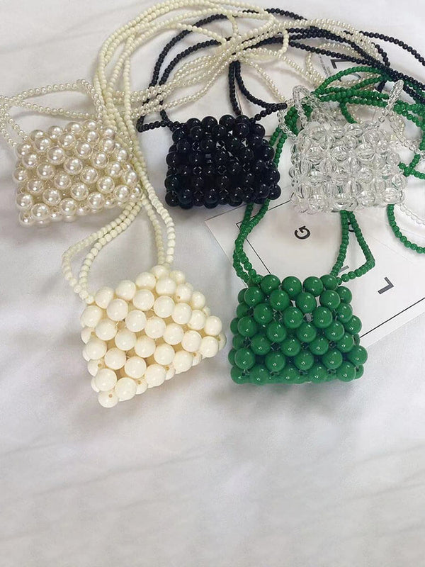 Pearl Beads Tiny Crossbody Bags