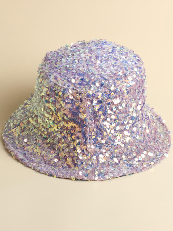 Sequin Sparkle Bucket Hat