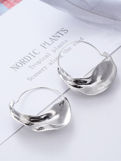 Pendientes De Cesta De Flores Irregulares Europeos