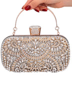 Bolsos bandolera de fiesta con diamantes de imitación y purpurina