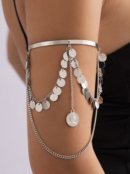 Brazalete superior abierto con cadena