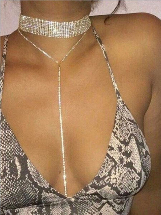 Collares de cadena de hilo multicapa