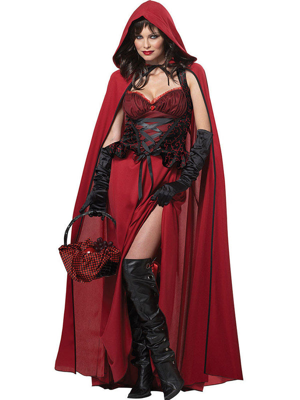 Halloween Dark Red Riding Hood Costume