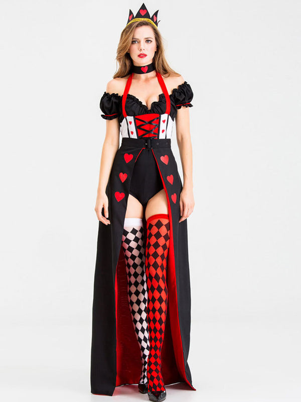 Halloween Royal Red Queen Costume