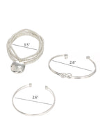 Pulsera minimalista con cuentas anudadas