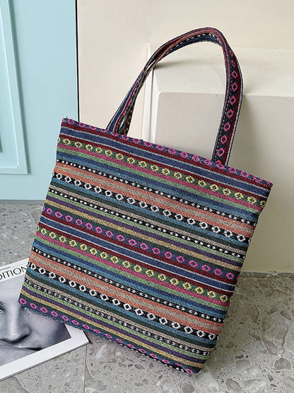 Bolso de hombro con estampado floral de búho bordado