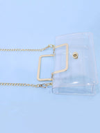 Bolsos bandolera transparentes minimalistas