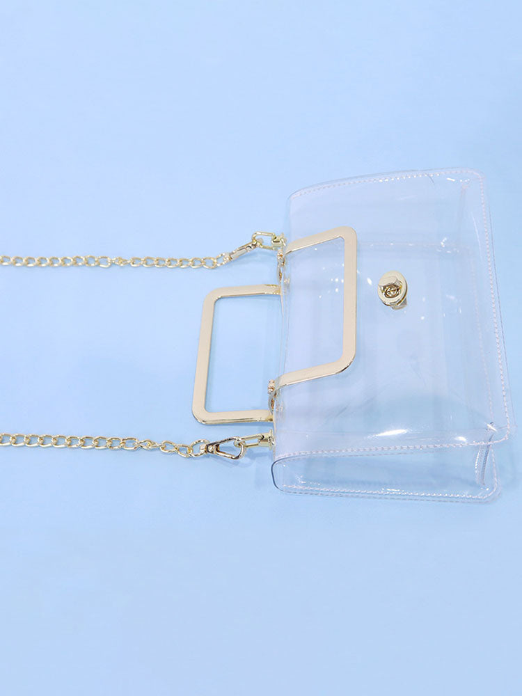Bolsos bandolera transparentes minimalistas