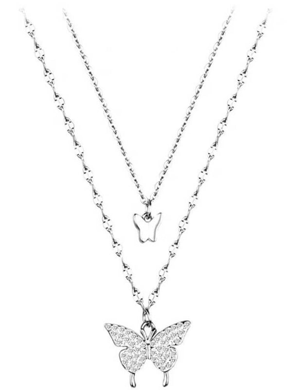 Lovely Butterfly Pendant Necklace