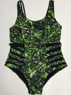 Plus Size One Piece Hollow Out Swimsuit