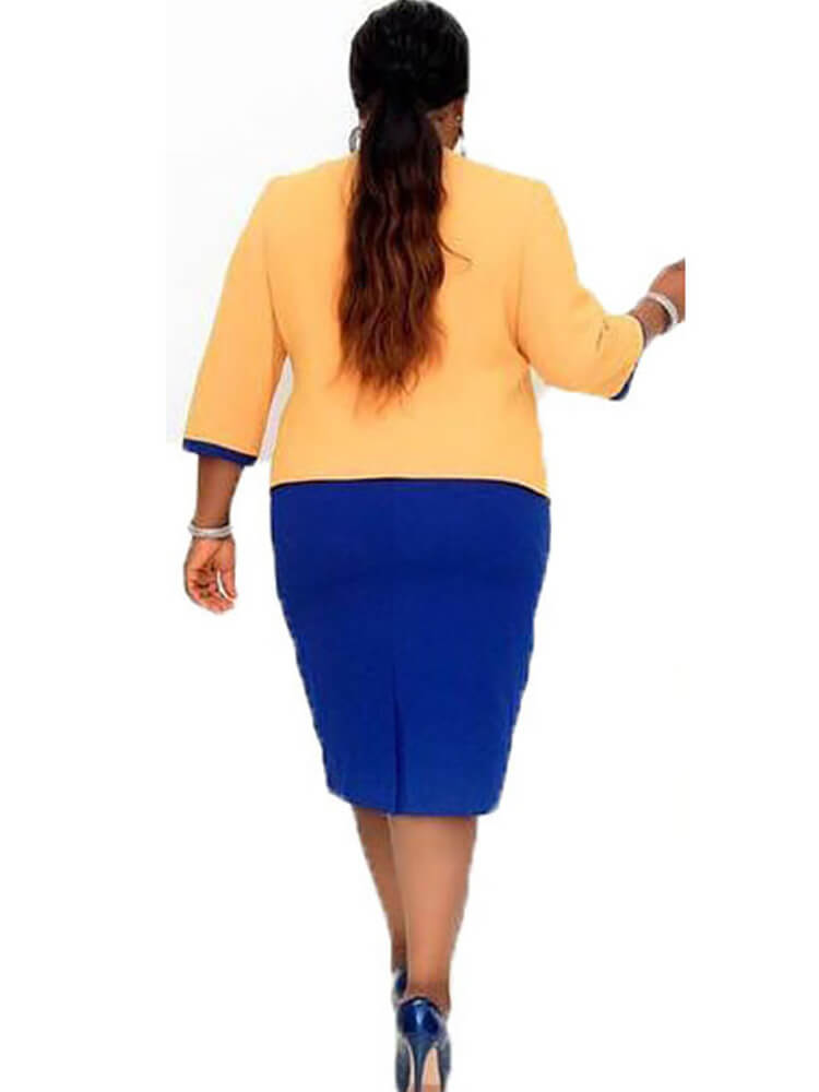 Cárdigan estampado de dos piezas y vestidos midi