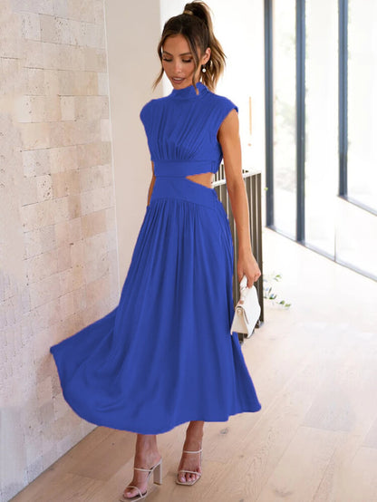 Sleeveless Cut Out Bodycon Maxi Dress