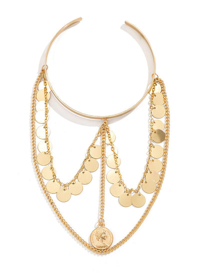 Brazalete superior abierto con cadena