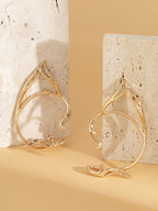 Minimalist Geometric Cut Out Ear Hooks