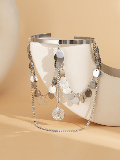 Brazalete superior abierto con cadena