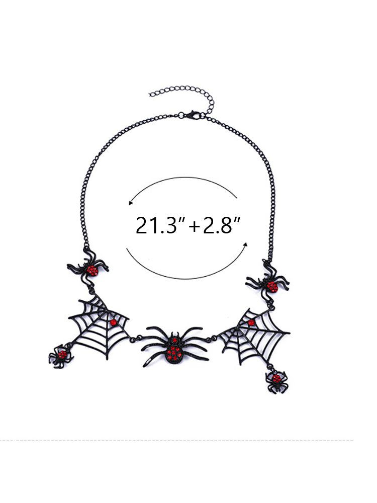 Collares de telaraña de Halloween