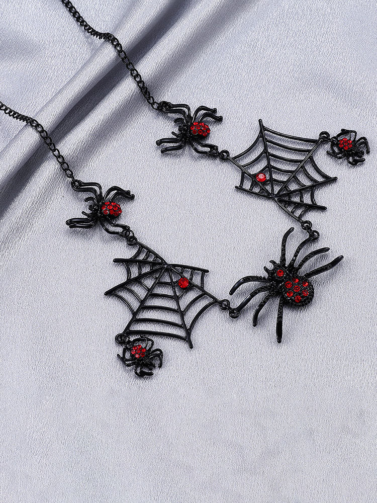 Collares de telaraña de Halloween