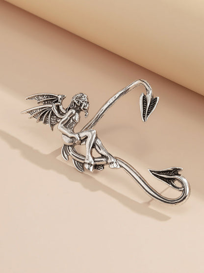 Pendientes de ángel retro de Halloween