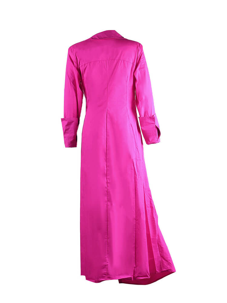 Tops divididos fruncidos con cuello en V de manga larga