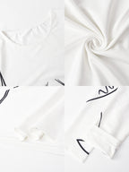 Minivestidos ajustados estampados de manga larga