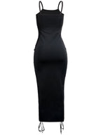 Sleeveless Tie Up Maxi Dress