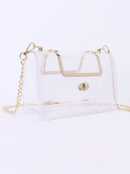 Bolsos bandolera transparentes minimalistas