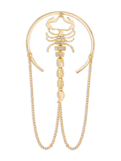 Brazaletes de cadena de diamantes de imitación de Halloween