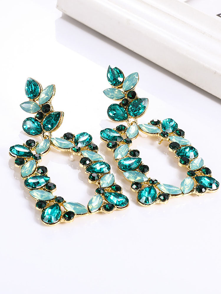 Pendientes coloridos geométricos minimalistas