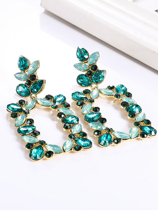 Pendientes coloridos geométricos minimalistas