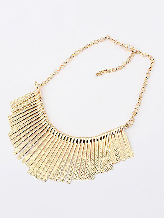 Collares de cadena flameada con borlas Sector